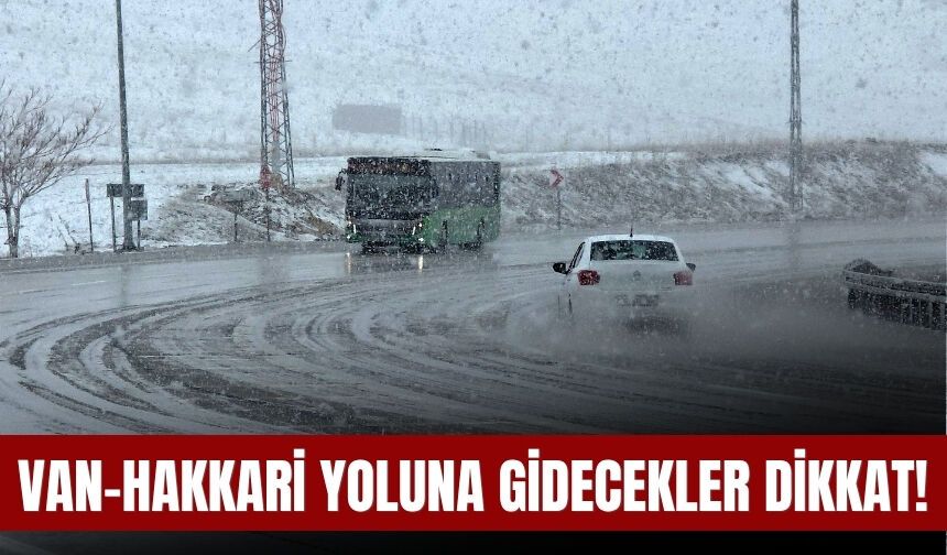Van’da Kar Yağışı Ulaşımı Olumsuz Etkiledi