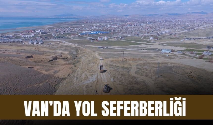 Van Edremit’te Yol Çalışmaları Hız Kazandı