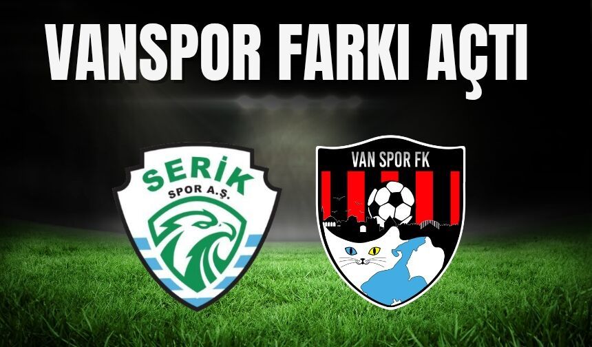 Vanspor Farkı Açtı