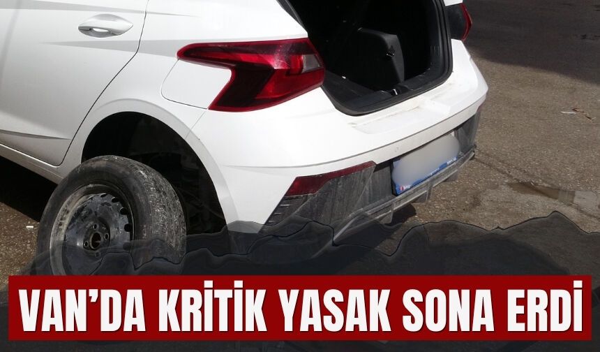 Van’da Kış Lastiği Uygulaması Sona Erdi
