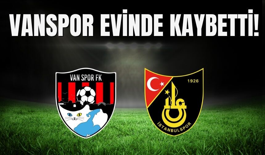 Vanspor Evinde Kaybetti!