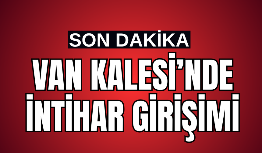 Van’da intihar girişimi!