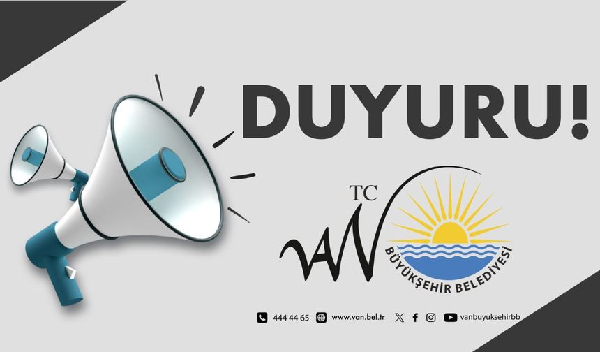 Büyükşehir’den  Vanlılara Dolandırıcılık Uyarısı