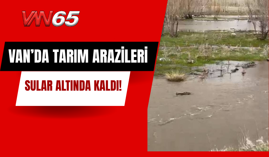 Erciş’te Tarım Arazileri Sular Altında Kaldı!