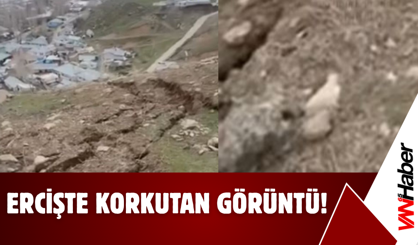 Erciş’te Korkutan Görüntü: Köylüler Tedirgin!