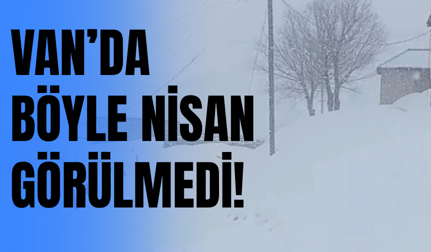 Erciş’te Kar Kalınlığı 1 Metreyi Buldu!