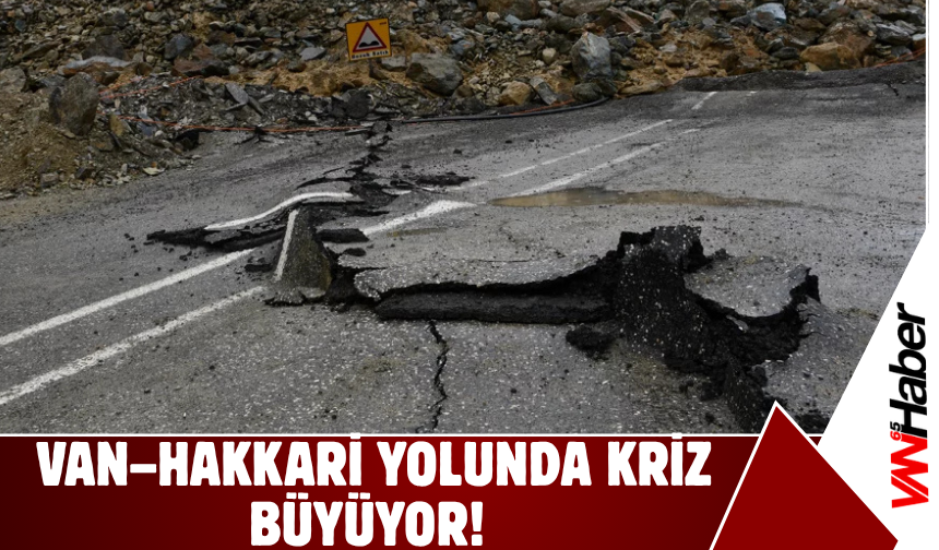 Van–Hakkari Yolunda Heyelan Engeli Sürüyor!