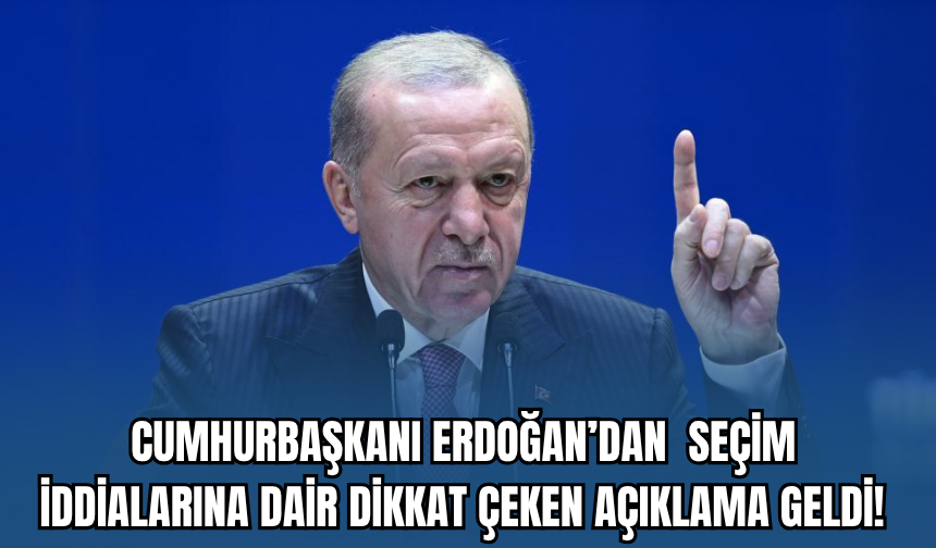 Recep Tayyip Erdoğan: “Erken Seçim De Ara Seçim De Gündemimizde Yok”