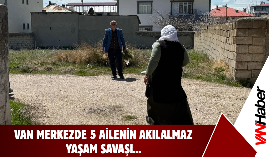 Tapuları Var, Evleri Var Ama Kapıları Yok! Van'da Şok Eden Olay!