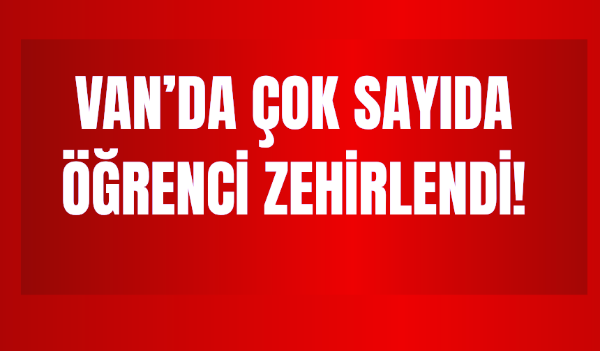 Van’da Okul Yemeğinden Sonra 8 Öğrenci Zehirlenerek Hastaneye Kaldırıldı!