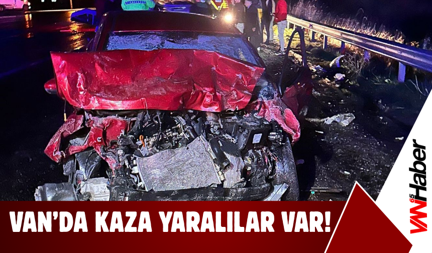 Van-Erciş Yolunda Kaza: 3 Kişi Yaralandı!