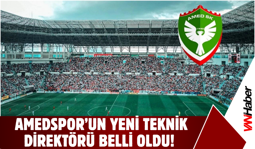 Amedspor’da Yeni Teknik Direktör Belli Oldu!