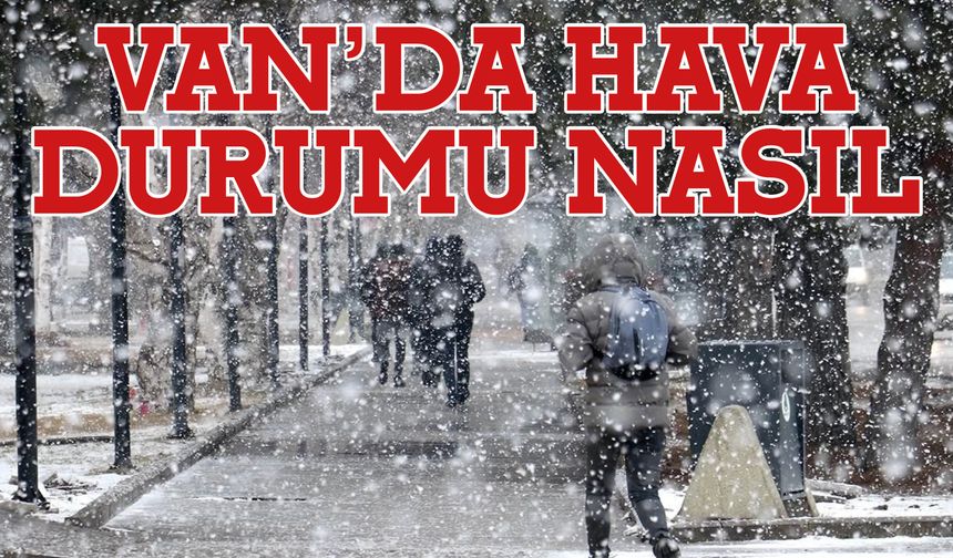 Van’da Şemsiyeler Hazır Olsun: Yağışlı Hava Etkili Olacak