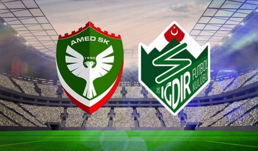 Amedspor- Iğdır FK maçı ne zaman, saat kaçta, hangi kanalda?