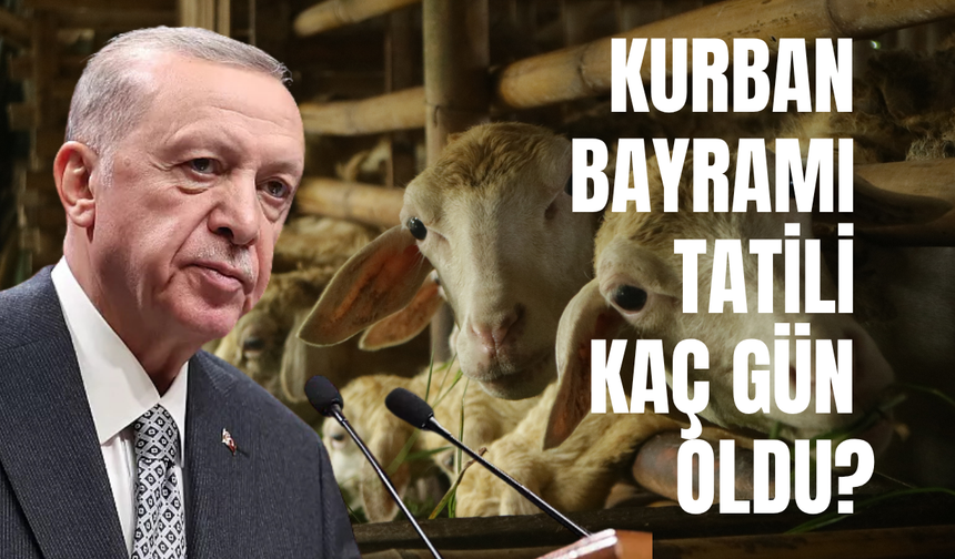 Milyonların beklediği müjde geldi: Bayram tatili kaç gün oldu?