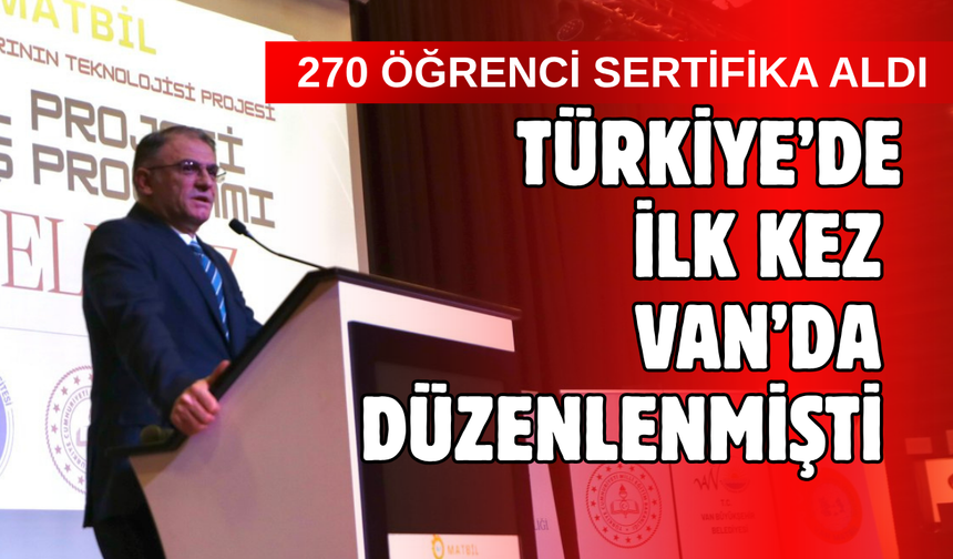 Matematik Korkusu Tarih Oluyor! Vanlı Öğrenciler Sertifikalarına Kavuştu!