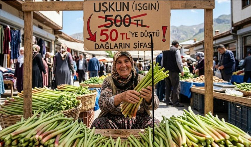 Van’da Dağların Altını “Uçkun” Fiyatlarında Şok Düşüş! 500 TL’ydi, 50 TL’ye düştü