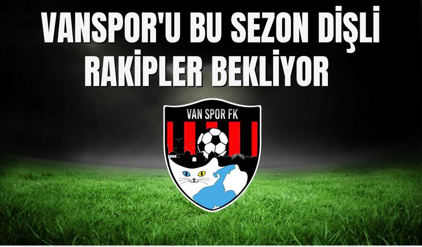 Vanspor’a Dişli Rakipler! Süper Lig’den Düştüler, Yeni Sezonda Rakip Oldular