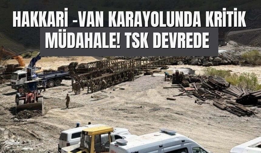 Hakkari -Van Karayolunda Kritik Müdahale! TSK Devrede