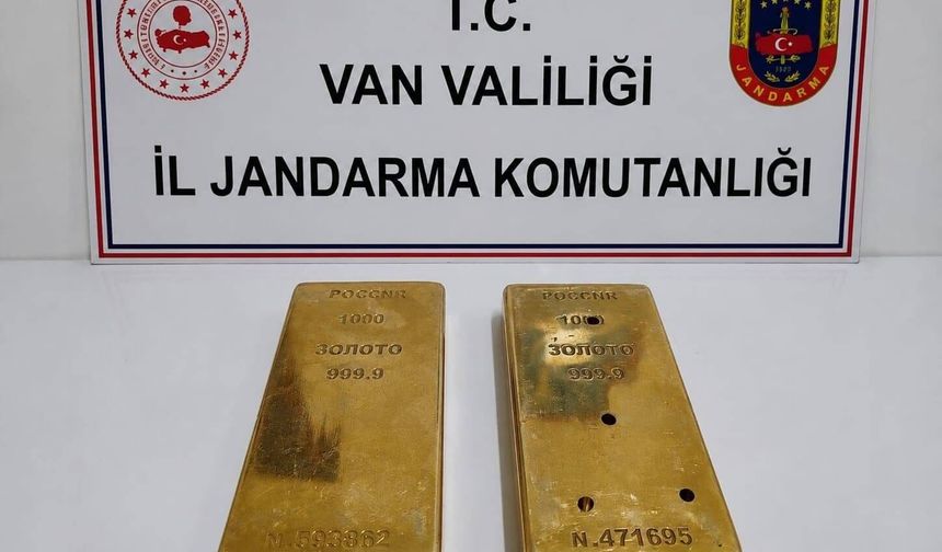 Van’da 13 Milyonluk Altın Kaçakçılığı Operasyonu