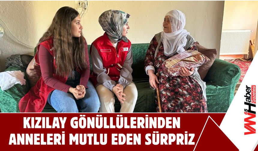 Kızılay Gönüllülerinden Anneleri Mutlu Eden Sürpriz