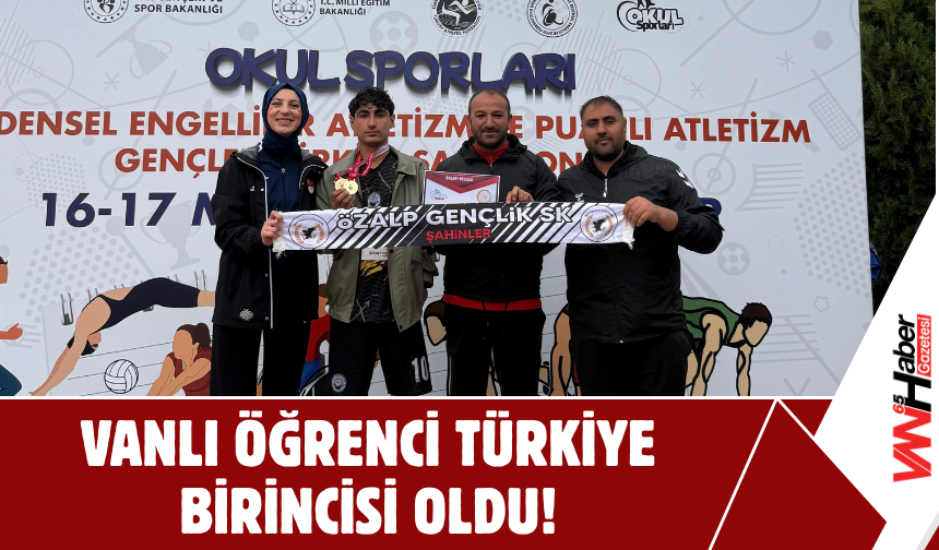 Özalplı Ferhat Çıkar Türkiye Birincisi Oldu