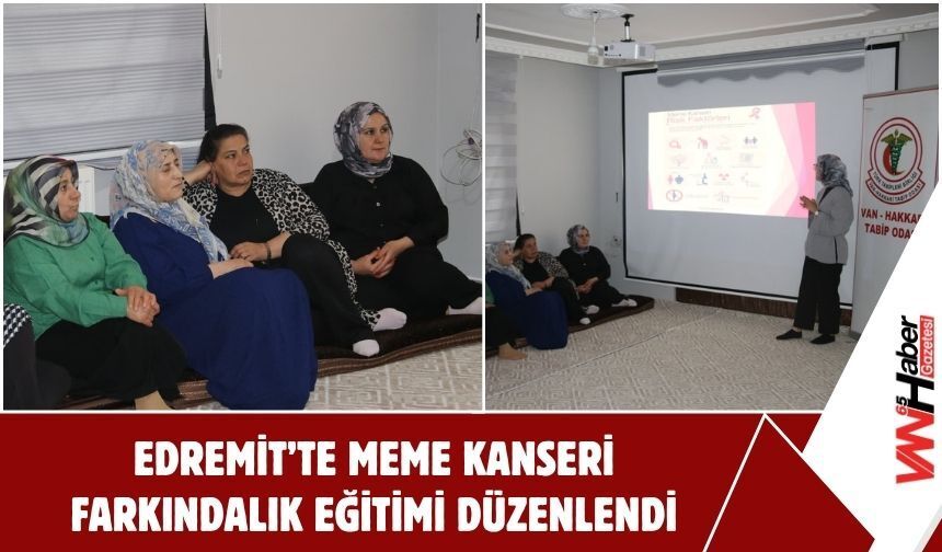 Edremit’te Meme Kanseri Farkındalık Eğitimi Düzenlendi