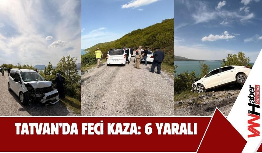 Tatvan’da Feci Kaza: 6 Yaralı