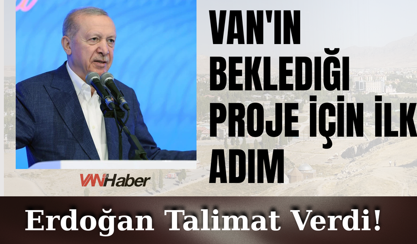 AK Parti Van Milletvekili Duyurdu: Erdoğan'dan Van'a Raylı Sistem Müjdesi