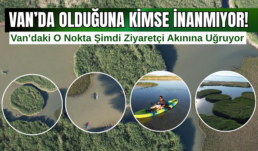 Van'daki Dilkaya Deltası Doğa Sporlarının Yeni Merkezi Oldu