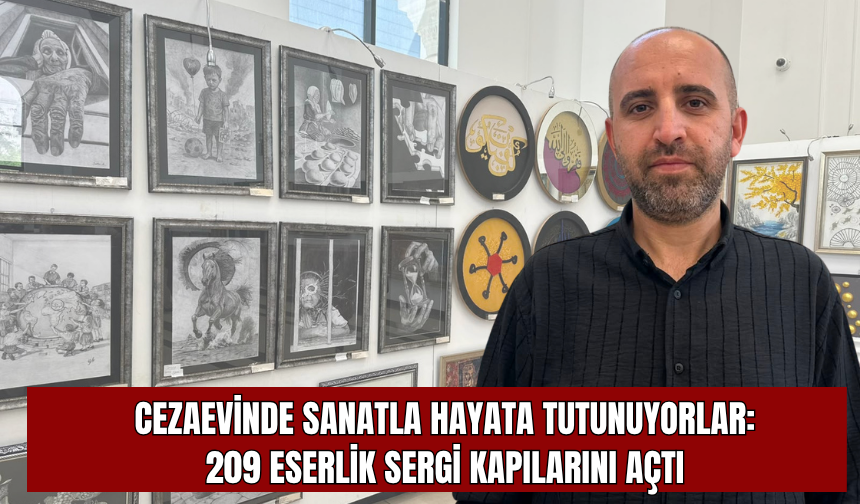 Cezaevinde Sanatla Hayata Tutunuyorlar: 209 Eserlik Sergi Kapılarını Açtı