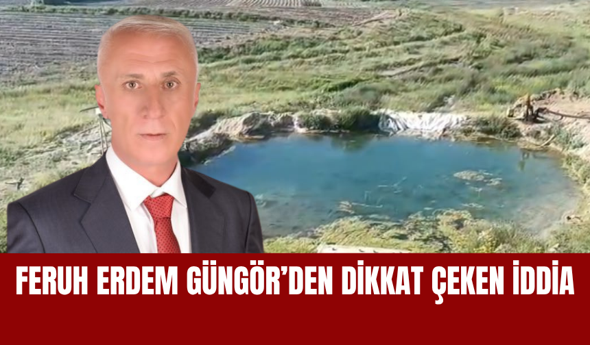 Feruh Erdem Güngör’den dikkat çeken iddia