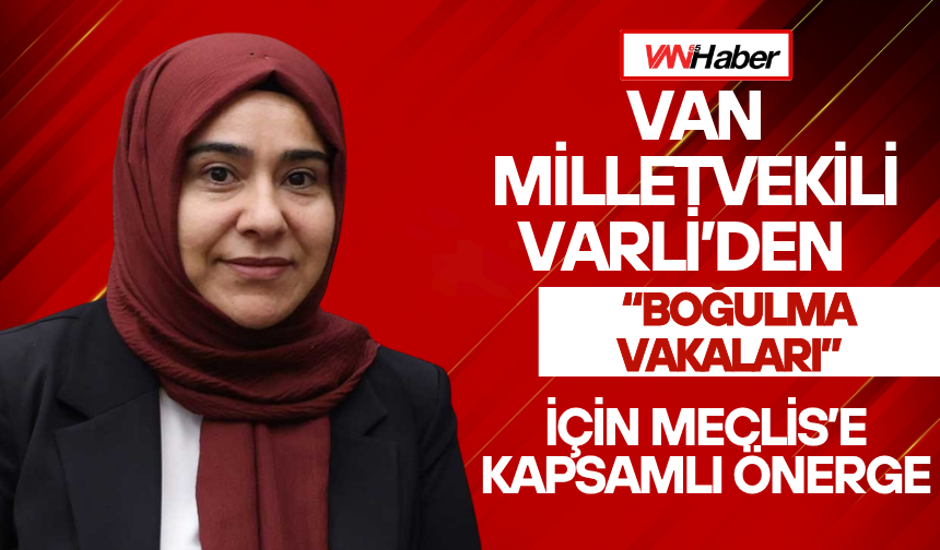 Van Milletvekili Varli’den “Boğulma Vakaları” İçin Meclis’e Kapsamlı Önerge