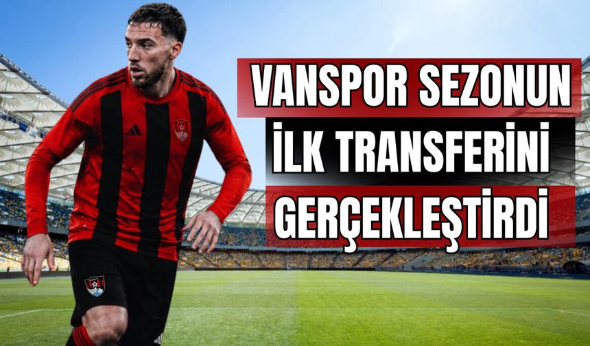 Vanspor yeni sezonun ilk transferini gerçekleştirdi! Ozan Can Kökçü ile İmzalar Atıldı!