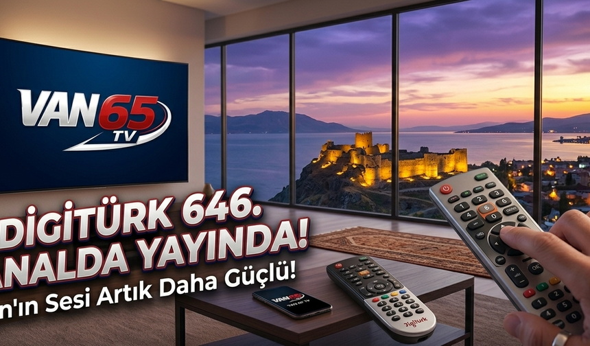 Van 65 TV Digitürk 646’da Yayına Başladı!