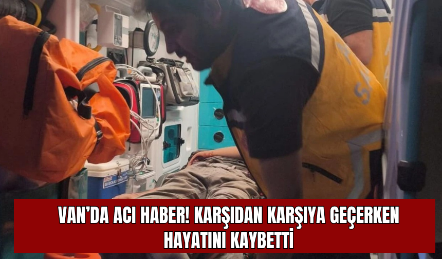 Van’da Otomobilin Çarptığı Genç Hayatını Kaybetti