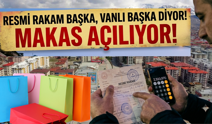 Resmi Rakam Başka, Vanlı Başka Diyor! Makas Açılıyor!