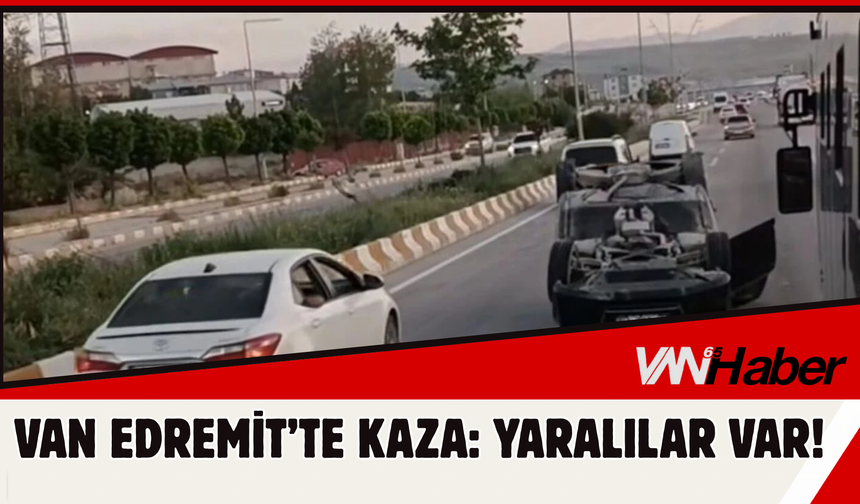 Van'da Otomobil Takla Attı: Yaralılar Var!