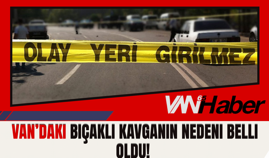 Van’daki Bıçaklı Kavganın Nedeni Belli Oldu!