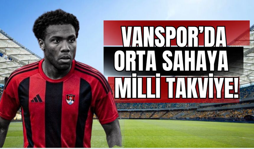 Vanspor'dan Orta Sahaya Milli Takviye! Molik Jesse Khan İmzayı Attı