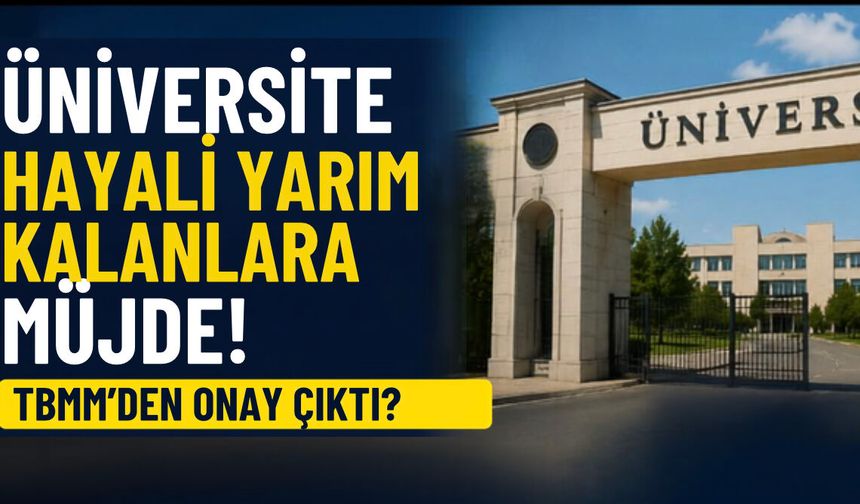 TBMM'den Öğrenci Affına Onay! Üniversiteye Dönüşün Yolu Açıldı! Kimler Başvurabilecek, Kimler Yararlanamayacak?