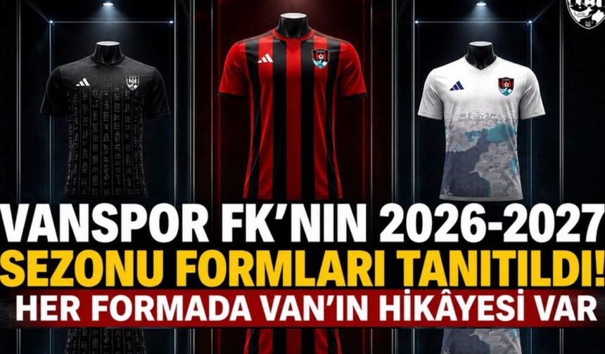 Vanspor FK’nın 2026-2027 Sezonu Formları Tanıtıldı! Her Formada Van’ın Hikâyesi Var