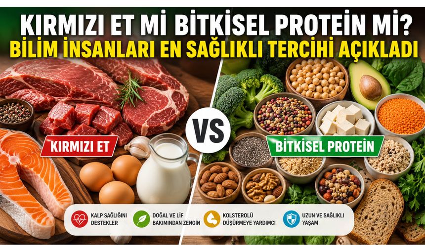 Kırmızı Et mi Bitkisel Protein mi? Bilim İnsanları En Sağlıklı Tercihi Açıkladı