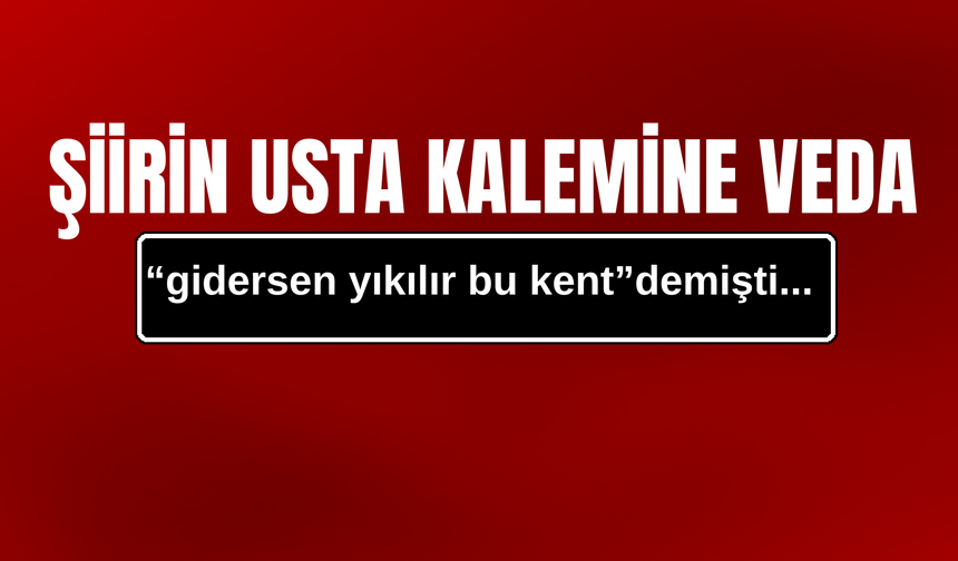 Usta Şair Ahmet Telli Hayatını Kaybetti!
