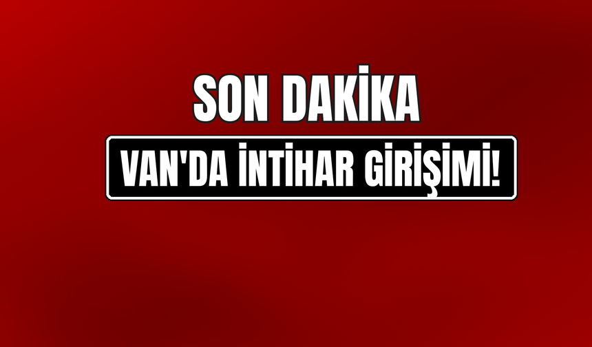 Van'da Yaşamına Son Vermek İsteyen Genç Son Anda Kurtarıldı
