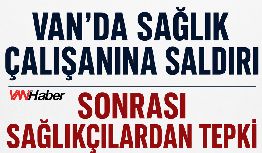 Van'da Sağlıkta Şiddete Karşı Ortak Ses: SES ve Tabip Odası'ndan Açıklama