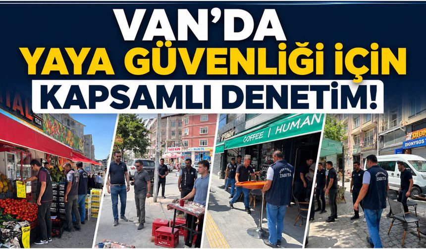 Van'da Yaya Güvenliği İçin Kapsamlı Denetim!