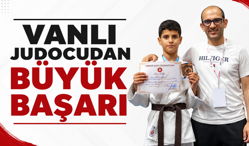 Vanlı Judocu Resul Eymen Kaya Türkiye Üçüncüsü Oldu