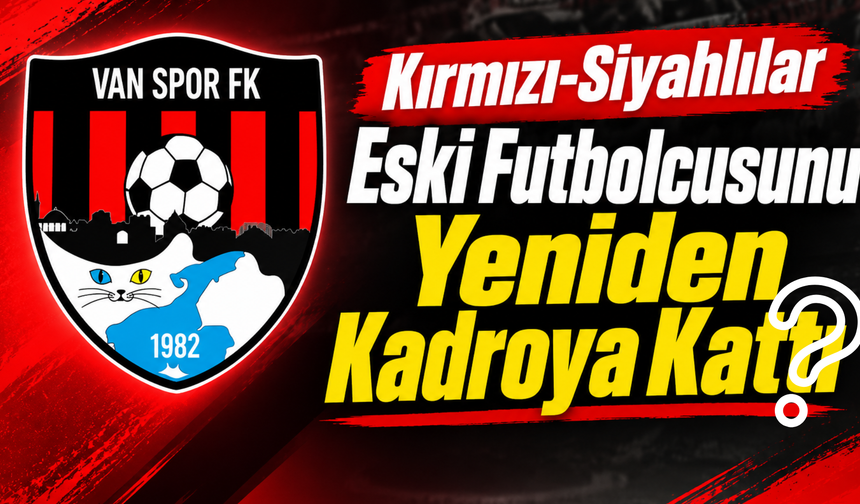 Vanspor Mehmet Özcan'ı Yeniden Kadrosuna Kattı!
