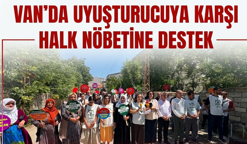 Xaçort’ta Uyuşturucuya Karşı Mücadele Büyüyor: “Halk Nöbeti”ne Basın Açıklamasıyla Destek